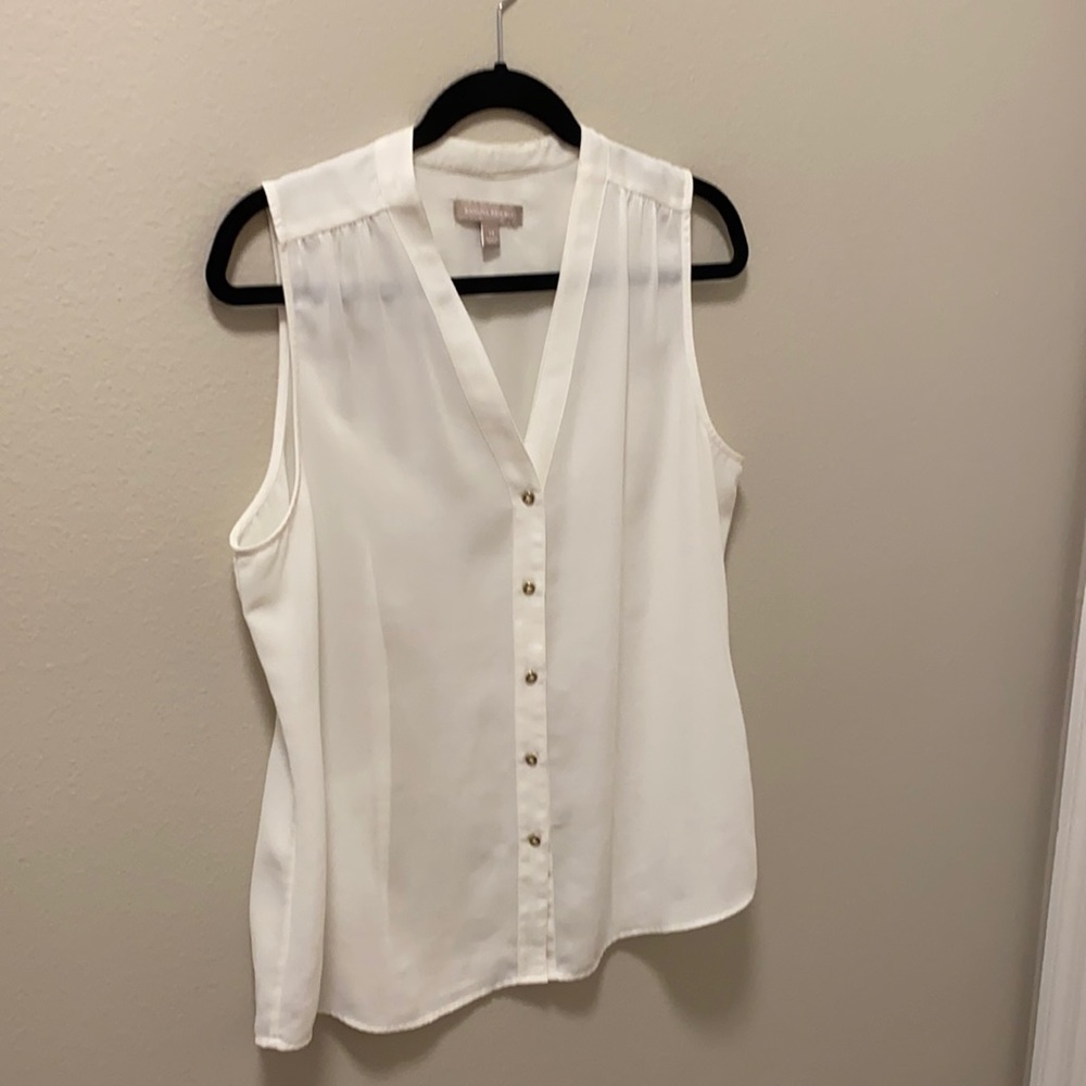Banana Republic no sleeve blouse